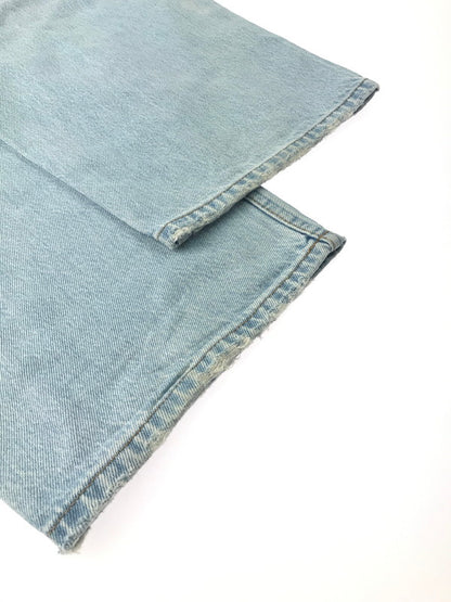 【中古品】【メンズ】 CALVIN KLEIN カルバンクライン 90's LOOSE MARBLED 40EM741 90年代 ルーズ マーブル デニムパンツ ボトムス 152-250216-na-06-tag サイズ：W32 カラー：ライトブルー 万代Net店