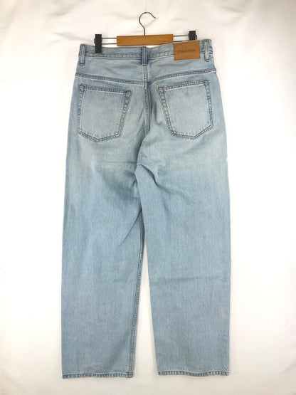 【中古品】【メンズ】 CALVIN KLEIN カルバンクライン 90's LOOSE MARBLED 40EM741 90年代 ルーズ マーブル デニムパンツ ボトムス 152-250216-na-06-tag サイズ：W32 カラー：ライトブルー 万代Net店