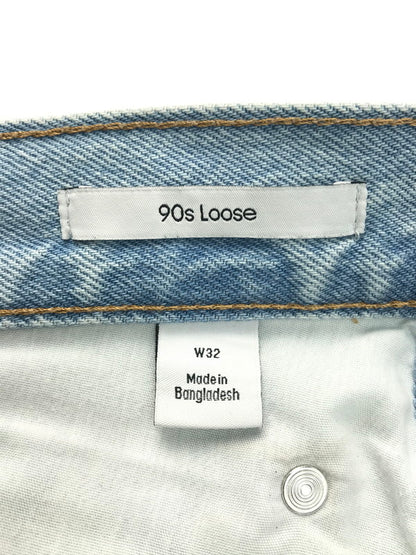 【中古品】【メンズ】 CALVIN KLEIN カルバンクライン 90's LOOSE MARBLED 40EM741 90年代 ルーズ マーブル デニムパンツ ボトムス 152-250216-na-06-tag サイズ：W32 カラー：ライトブルー 万代Net店