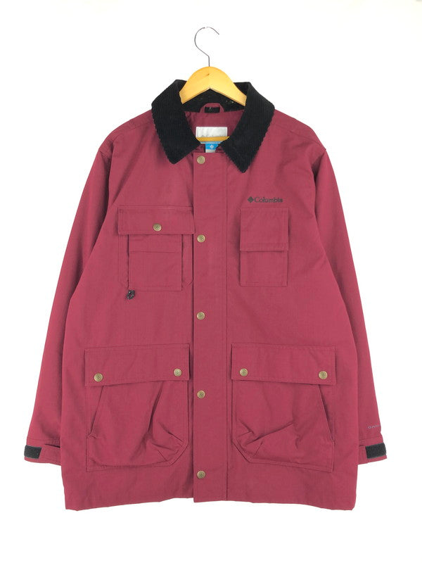 【中古品】【メンズ】 Columbia コロンビア TUCANNON ISLE SHIRT JACKET PM0248 ツキャノンアイルジャケット  アウトドアジャケット アウター 144-250218-ki-03-tag サイズ：XL カラー：ワインレッド 万代Net店