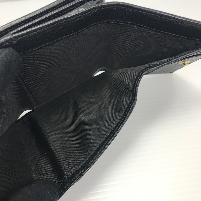 【中古品】【レディース】 GUCCI グッチ PETITE MARMONT 474746 プチマーモント 三つ折り財布 ミディアムウォレット 181-250215-hi-17-tag カラー：ブラック 万代Net店