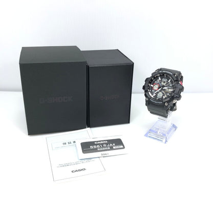 【中古美品】【メンズ】 G-SHOCK ジーショック GWG-100-1A8JF MASTER OF G マスター オブ G タフソーラー 腕時計 196-250216-na-23-tag カラー：ブラック 万代Net店