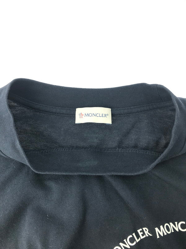 【中古品】【メンズ】 MONCLER モンクレール LONG SLEEVE T-SHIRT H10918D00009 8390T ロングスリーブ Tシャツ 長袖Tシャツ トップス 141-250212-na-01-tag サイズ：XL カラー：ネイビー系 万代Net店