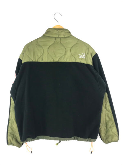 【中古品】【メンズ】  READY MADE レディメイド FLEECE JACKET RE-PO-BL-00-00-110 フリースジャケット アウター 142-250212-ki-01-tag サイズ：1 カラー：ブラック/カーキ 万代Net店