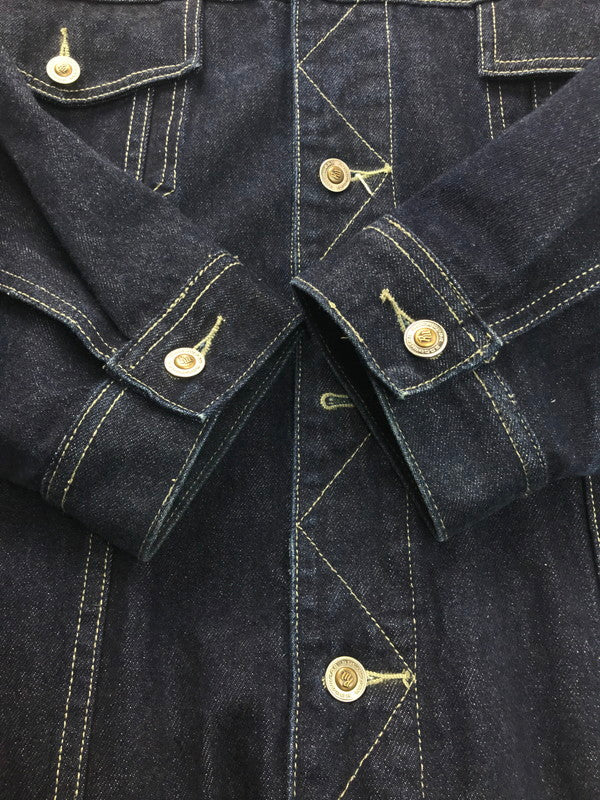 【中古品】【メンズ】  ROCA WEAR ロカウェア DENIM JACKET デニムジャケット Gジャン ライトアウター 146-250215-hi-21-tag サイズ：XXL カラー：インディゴ 万代Net店