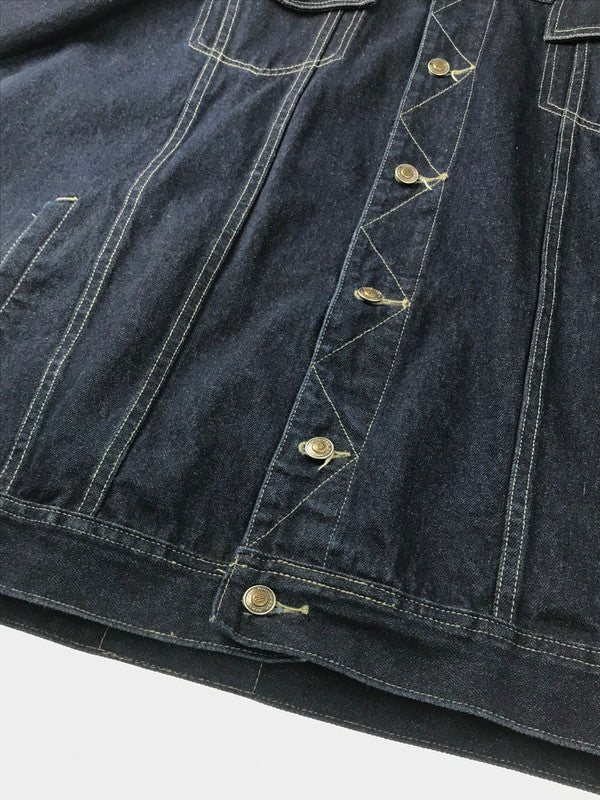 【中古品】【メンズ】  ROCA WEAR ロカウェア DENIM JACKET デニムジャケット Gジャン ライトアウター 146-250215-hi-21-tag サイズ：XXL カラー：インディゴ 万代Net店