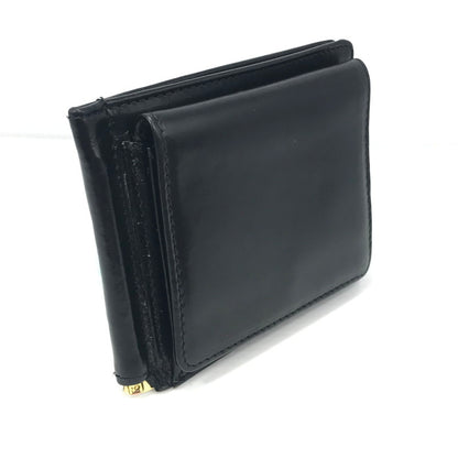 【中古品】【メンズ】 GLENROYAL グレンロイヤル MONEY CLIP WITH COIN POCKET 03-6164 マネークリップ 小銭入れ付 二つ折り財布 ミディアムウォレット 200-250215-hi-15-tag カラー：ブラック 万代Net店