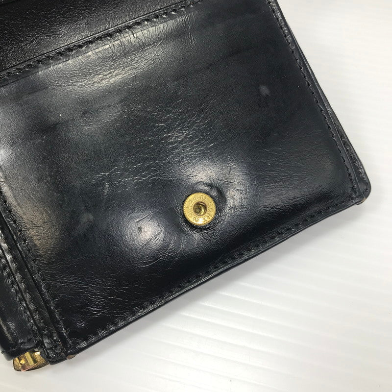 【中古品】【メンズ】 GLENROYAL グレンロイヤル MONEY CLIP WITH COIN POCKET 03-6164 マネークリップ 小銭入れ付 二つ折り財布 ミディアムウォレット 200-250215-hi-15-tag カラー：ブラック 万代Net店