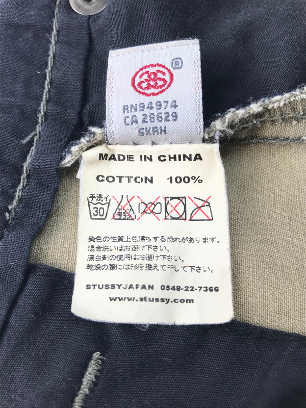 【現状渡し品】【メンズ】 STUSSY ステューシー AUTHENTIC GEAR COTTON WORK PANTS オーセンティックギア コットンワークパンツ ボトムス 153-250221-ki-09-tag サイズ：30 カラー：ベージュ 万代Net店