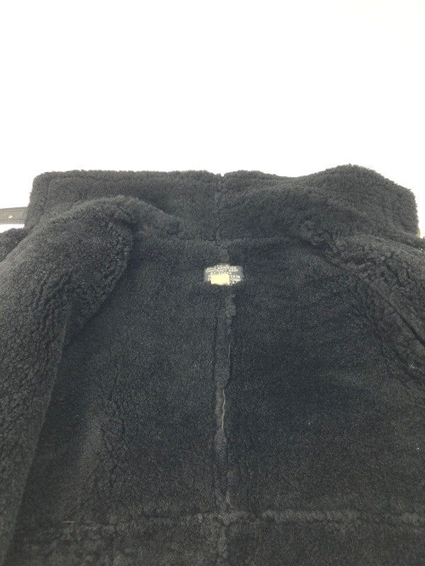 【中古品】【メンズ】  US SHEEPSKIN ユーエス シープスキン B-3 USA製 EMAR ZIP VINTAGE MOUTON JACKET アメリカ製 EMARジップ ヴィンテージ ムートンジャケット アウター 146-250218-ki-05-tag サイズ：M カラー：ブラック 万代Net店