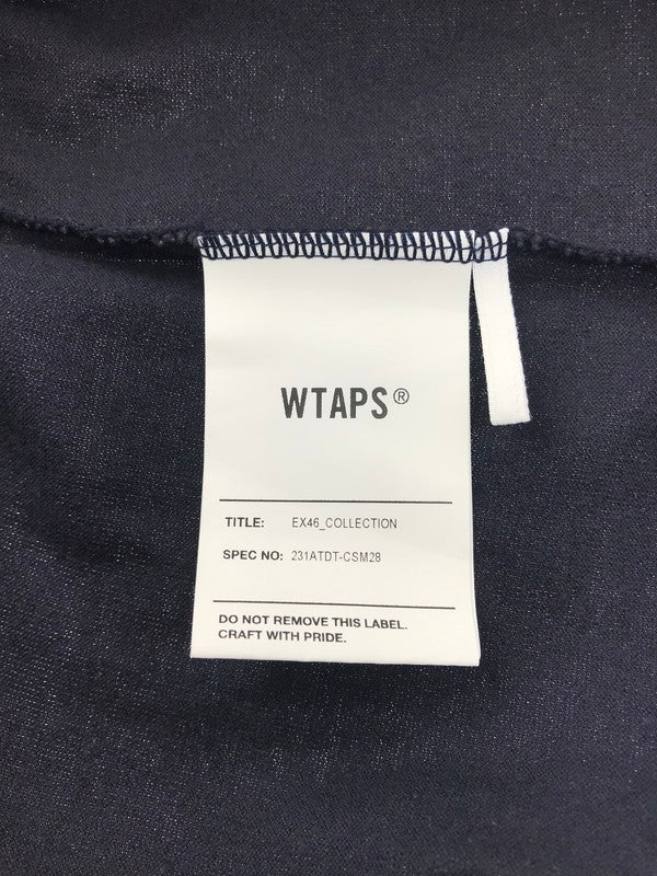 【中古品】【メンズ】 WTAPS ダブルタップス WTAPS 231ATDT-CSM28 SIGN SS COTTON 231ATDT-CSM28 サイン ショートスリーブ コットン 半袖 Tシャツ トップス 142-250218-ki-09-tag サイズ：03 カラー：ブラック 万代Net店