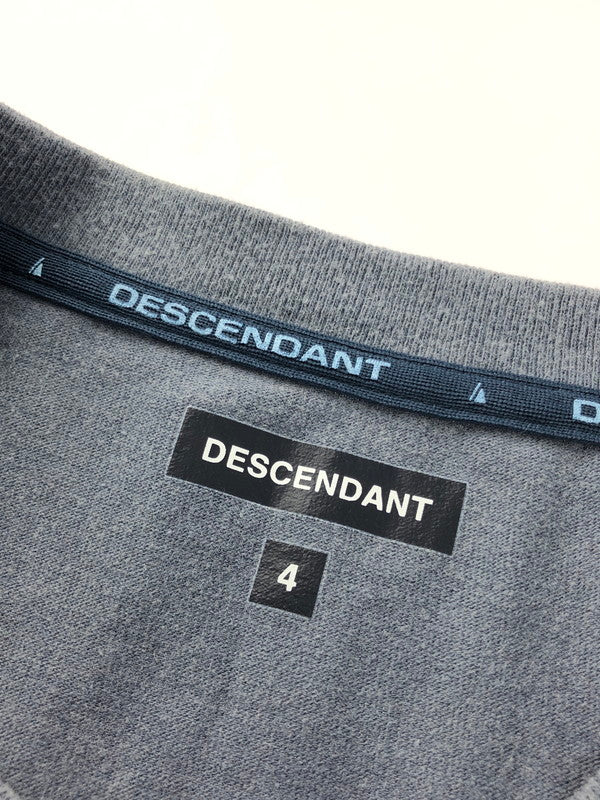 【中古品】【メンズ】 DESCENDANT ディセンダント HORIZON PIGMENT DYE SS TEE ホライズン ピグメント ダイ Tシャツ 半袖Tシャツ トップス 140-250216-na-11-tag サイズ：4 カラー：ネイビー 万代Net店