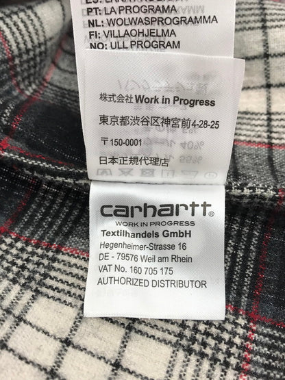 【中古品】【メンズ】 Carhartt カーハート CARHARTT WIP カーハートダブルアイピー LS HAGEN SHIRT ロングスリーブ ハーゲンシャツ 長袖シャツ トップス 142-250306-ss-04-tag サイズ：M カラー：ブラック/グレー 万代Net店