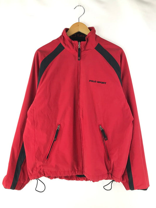 【中古品】【メンズ】 POLO SPORTS ポロスポーツ RALPH LAUREN ラルフローレン REVERSIBLE FLEECE JACKET リバーシブル フリースジャケット アウター 146-250226-yk-19-tag サイズ：L カラー：レッド/ブラック 万代Net店