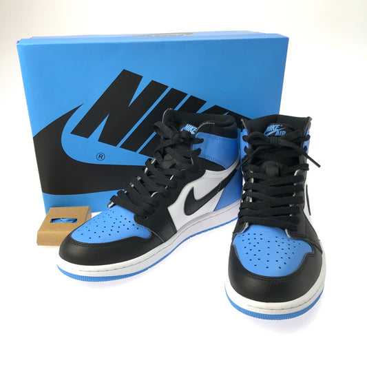 【中古美品】【メンズ】 NIKE ナイキ AIR JORDAN 1 HIGH RETRO OG DZ5485-400 エアジョーダン 1 ハイ レトロ オリジナル スニーカー 靴 160-250221-na-08-tag サイズ：27cm US 9 カラー：UNIVERSITY BLUE/BLACK-WHITE 万代Net店