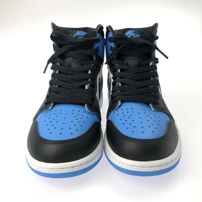 【中古美品】【メンズ】 NIKE ナイキ AIR JORDAN 1 HIGH RETRO OG DZ5485-400 エアジョーダン 1 ハイ レトロ オリジナル スニーカー 靴 160-250221-na-08-tag サイズ：27cm US 9 カラー：UNIVERSITY BLUE/BLACK-WHITE 万代Net店