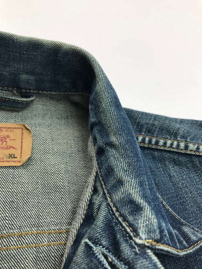 【中古品】【メンズ】 Levi's リーバイス EURO LEVI'S ユーロリーバイス denim trucker jacket デニムトラッカージャケット 70500 刻印T36  トップス アウター 146-250306-ss-08-tag サイズ：XL カラー：インディゴ 万代Net店