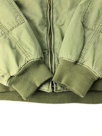 【中古品】【メンズ】 POLO JEANS ポロジーンズ FLIGHT JACKET フライトジャケット アウター 146-250221-ki-17-tag サイズ：L カラー：カーキ 万代Net店