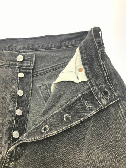 【現状渡し品】【メンズ】 Levi's リーバイス 501 BLACK DENIM PANTS 501 ブラックデニムパンツ ボトムス ボタン裏 刻印216 157-250221-na-14-tag サイズ：W34 L34 カラー：ブラック 万代Net店