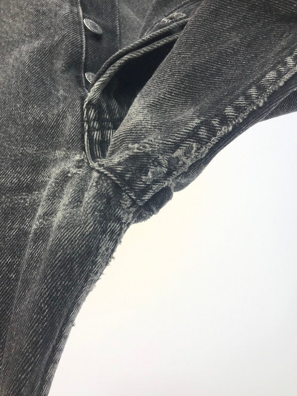 【現状渡し品】【メンズ】 Levi's リーバイス 501 BLACK DENIM PANTS 501 ブラックデニムパンツ ボトムス ボタン裏 刻印216 157-250221-na-14-tag サイズ：W34 L34 カラー：ブラック 万代Net店