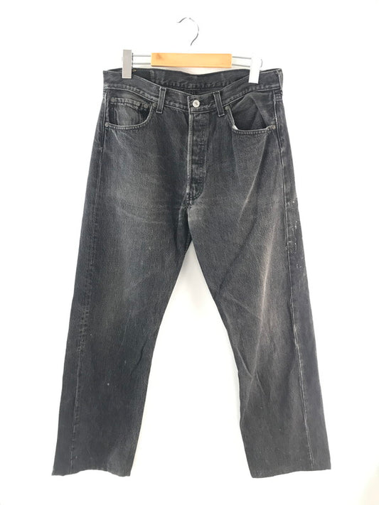 【現状渡し品】【メンズ】 Levi's リーバイス 501 BLACK DENIM PANTS 501 ブラックデニムパンツ ボトムス ボタン裏 刻印216 157-250221-na-14-tag サイズ：W34 L34 カラー：ブラック 万代Net店