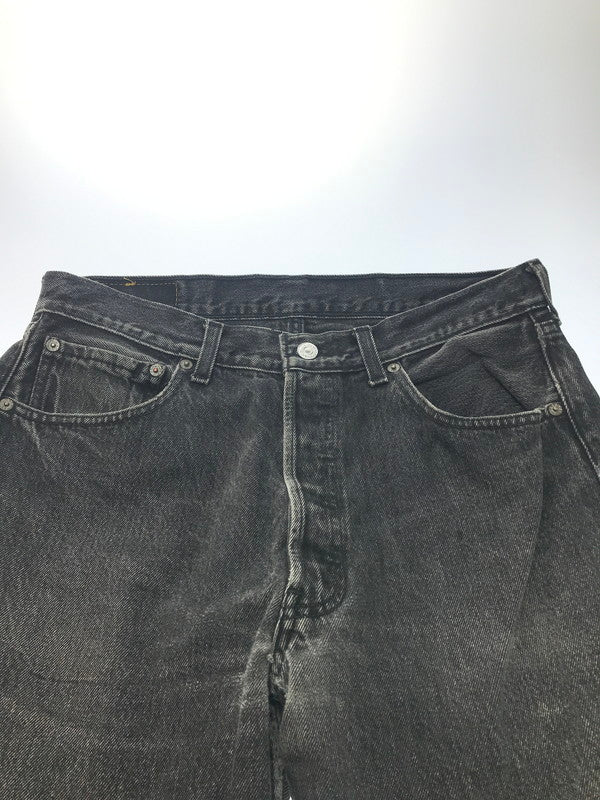 【現状渡し品】【メンズ】 Levi's リーバイス 501 BLACK DENIM PANTS 501 ブラックデニムパンツ ボトムス ボタン裏 刻印216 157-250221-na-14-tag サイズ：W34 L34 カラー：ブラック 万代Net店