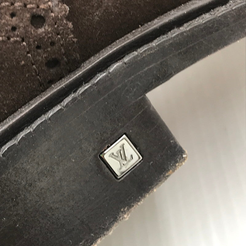 【中古品】【メンズ】 SUEDE DRESS SHOES ST1004 スエード ドレスシューズ 靴 179-250226-yk-30-tag サイズ：8 カラー：ブラウン 万代Net店
