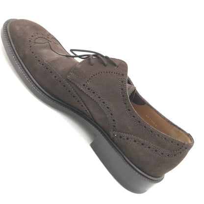 【中古品】【メンズ】 LOUIS VUITTON ルイ・ヴィトン SUEDE DRESS SHOES ST1004 スエード ドレスシューズ 靴 179-250226-yk-30-tag サイズ：8 カラー：ブラウン 万代Net店