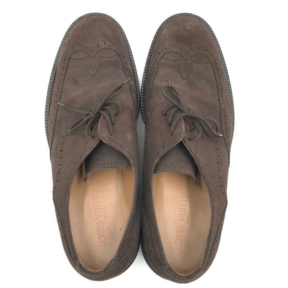 【中古品】【メンズ】 LOUIS VUITTON ルイ・ヴィトン SUEDE DRESS SHOES ST1004 スエード ドレスシューズ 靴 179-250226-yk-30-tag サイズ：8 カラー：ブラウン 万代Net店