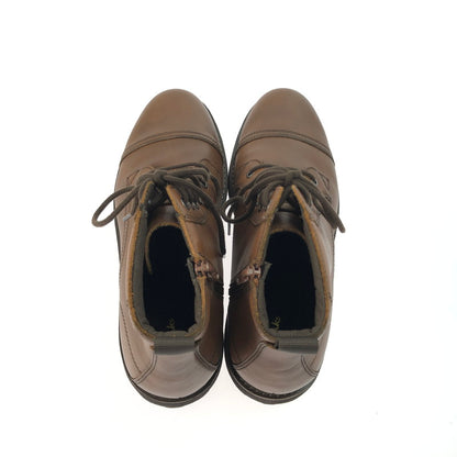 【中古品】【メンズ】 Clarks クラークス BATCOMBE CAP 26173429 バトコムキャップ レースアップブーツ 靴 164-250225-yk-29-tag サイズ：UK9 カラー：ダークブラウン 万代Net店