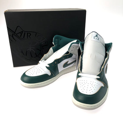 【中古美品】【メンズ】 NIKE ナイキ AIR JORDAN 1 MID FQ7720-103 エアジョーダン 1 ミッド スニーカー 靴 160-250221-na-09-tag サイズ：29cm US 11 カラー：WHITE/OXIDIZED GREEN-SAIL 万代Net店