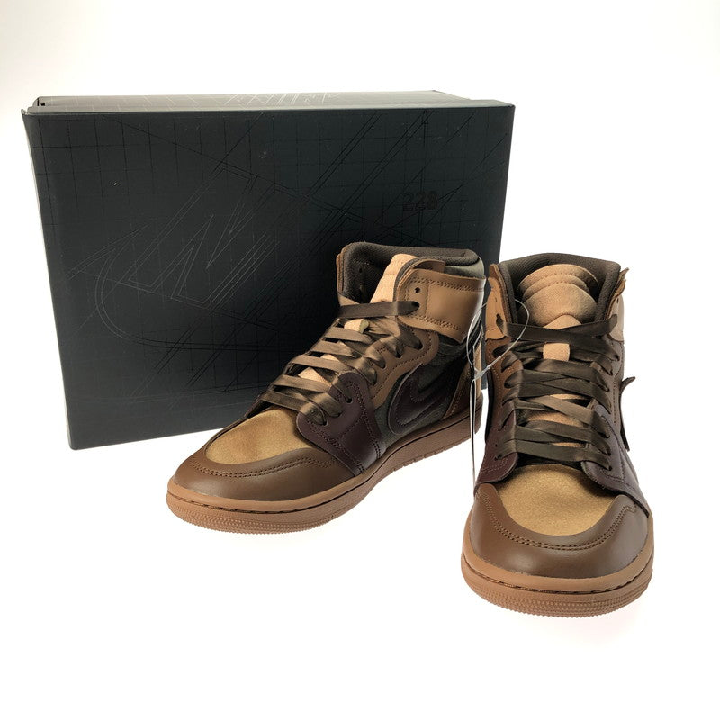 【中古美品】【レディース】 NIKE ナイキ WMNS AIR JORDAN 1 HIGH METHOD OF MAKE FZ8779-200 ウィメンズ エアジョーダン 1 ハイ メゾット オフ メイク スニーカー 靴 166-250221-na-05-tag サイズ：24.5cm US 7.5 カラー：ARCHAEO BROWN/EARTH-CACAO WOW 万代Net店