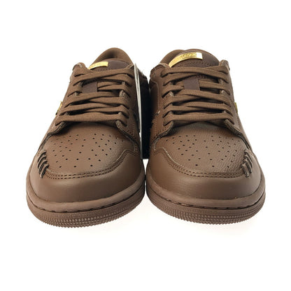 【中古美品】【レディース】 NIKE ナイキ WMNS AIR JORDAN 1 LOW METHOD OF MAKE FN5032-201 ウィメンズ エアジョーダン 1 ロー メゾット オブ メイク スニーカー 靴 160-250221-na-04-tag サイズ：26cm US 9 カラー：CACAO WOW/METALLIC GOLD 万代Net店