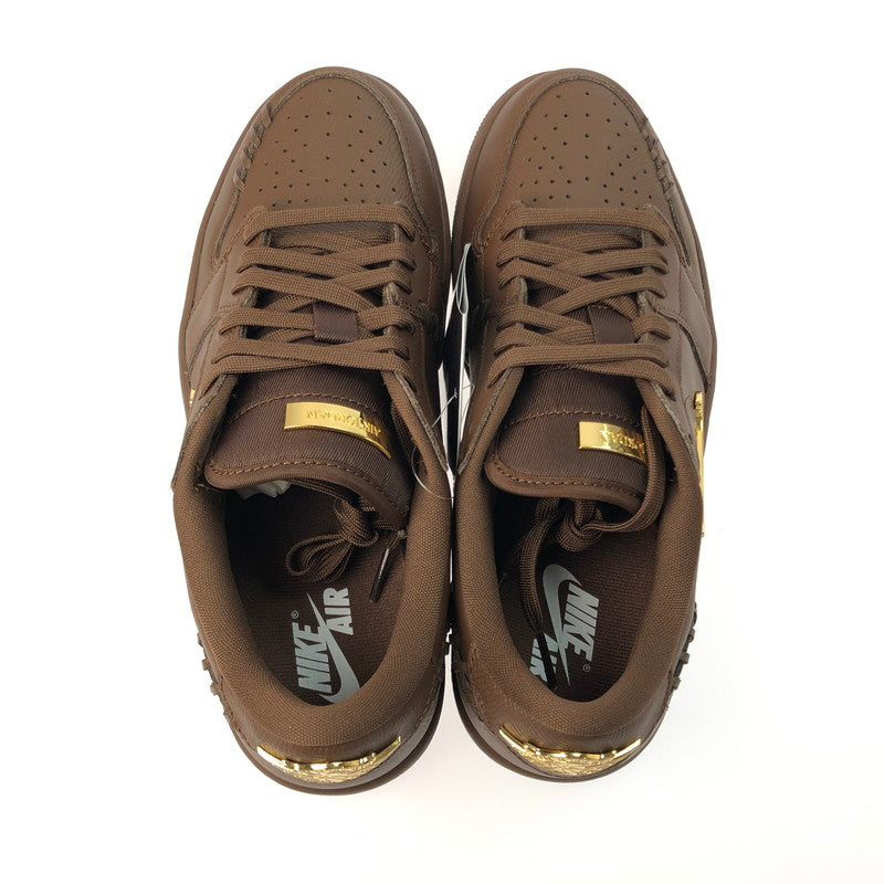 【中古美品】【レディース】 NIKE ナイキ WMNS AIR JORDAN 1 LOW METHOD OF MAKE FN5032-201 ウィメンズ エアジョーダン 1 ロー メゾット オブ メイク スニーカー 靴 160-250221-na-04-tag サイズ：26cm US 9 カラー：CACAO WOW/METALLIC GOLD 万代Net店