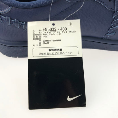 【中古美品】【レディース】 NIKE ナイキ WMNS AIR JORDAN 1 LOW METHOD OF MAKE FN5032-400 ウィメンズ エアジョーダン 1 ロー メゾット オブ メイク スニーカー 靴 160-250221-na-03-tag サイズ：25.5cm US 8.5 カラー：MIDNIGHT NAVY/METALLIC GOLD 万代Net店