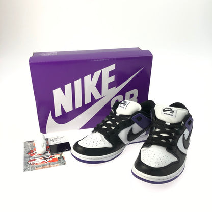 【中古品】【メンズ】 NIKE NIKE SB ナイキ スケートボーディング DUNK LOW PRO BQ6817-500 ダンク ロー プロ スニーカー 靴 160-250225-yk-32-tag サイズ：27.5cm/US9.5 カラー：COURT PURPLE/BLACK-WHITE 万代Net店