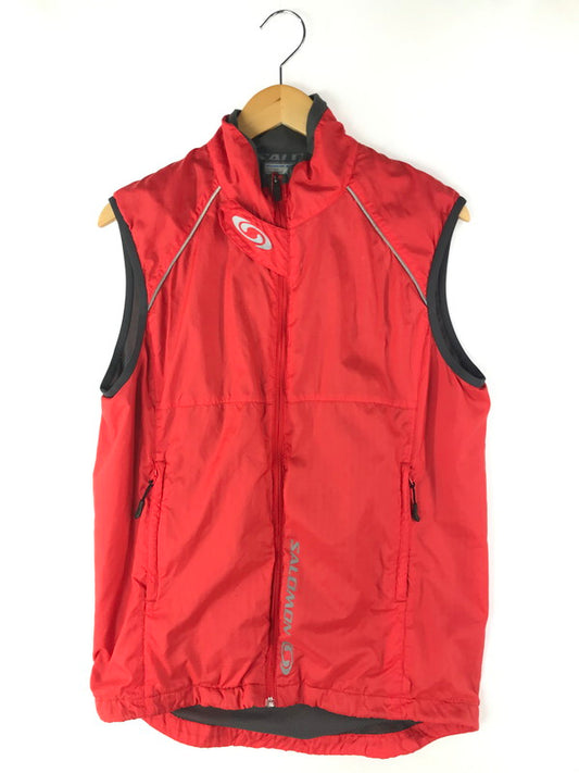 【中古品】【メンズ】 SALOMON サロモン 00’s NYLON VEST 481820 ナイロンベスト ライトアウター 146-250226-hi-26-tag サイズ：L カラー：レッド 万代Net店