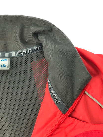 【中古品】【メンズ】 SALOMON サロモン 00’s NYLON VEST 481820 ナイロンベスト ライトアウター 146-250226-hi-26-tag サイズ：L カラー：レッド 万代Net店