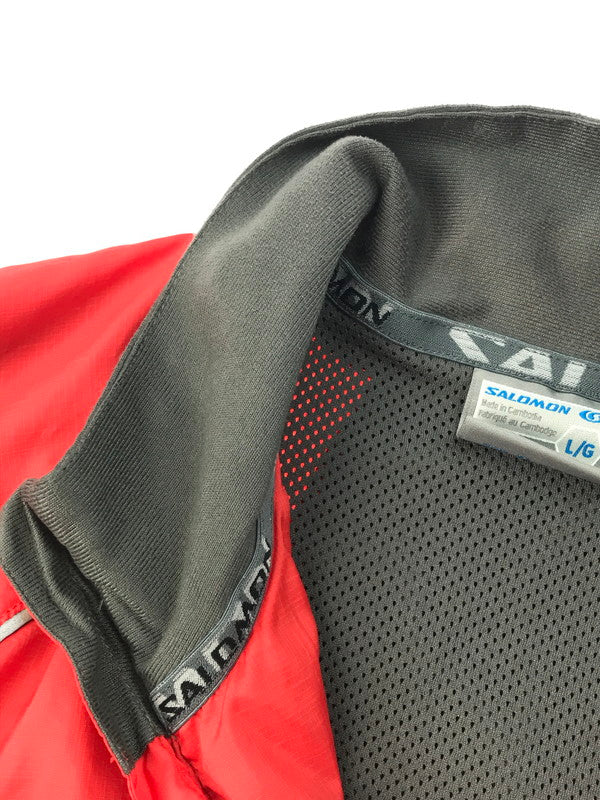 【中古品】【メンズ】 SALOMON サロモン 00’s NYLON VEST 481820 ナイロンベスト ライトアウター 146-250226-hi-26-tag サイズ：L カラー：レッド 万代Net店