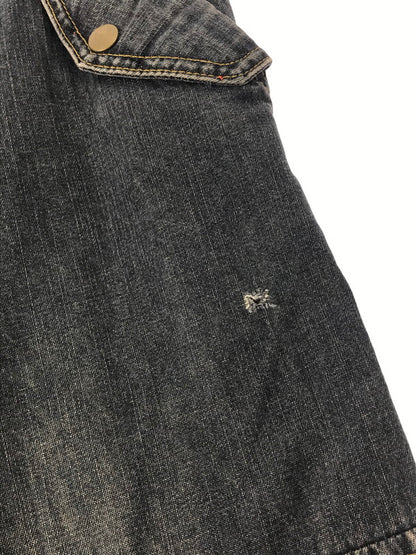 【中古品】【メンズ】  NO BOUNDARIES ノーバウンダリーズ DENIM CARGO PANTS デニム カーゴパンツ ボトムス 157-250221-na-12-tag サイズ：JUNIORS 11 カラー：インディゴ 万代Net店