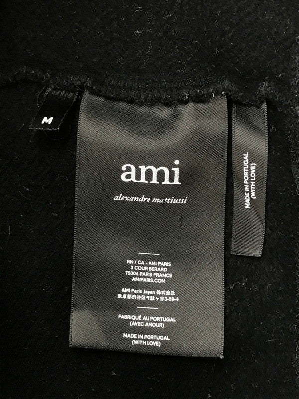 【中古品】【メンズ】  AMI ALEXANDRE MATTIUSSI アミ アレクサンドルマテュッシ アミパリ LOGO PARKA H18J064.710 ロゴパーカー 141-250226-hi-14-tag サイズ：M カラー：ブラック 万代Net店