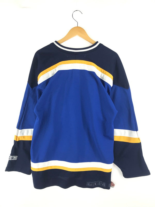 【中古品】【メンズ】 USED 90’s CCM ST LOUIS BLUE NHL AUTHENTIC SEWN HOCKEY JERSEY セントルイスブルース ホッケージャージ カナダ製 146-250226-hi-19-tag サイズ：L カラー：マルチカラー 万代Net店