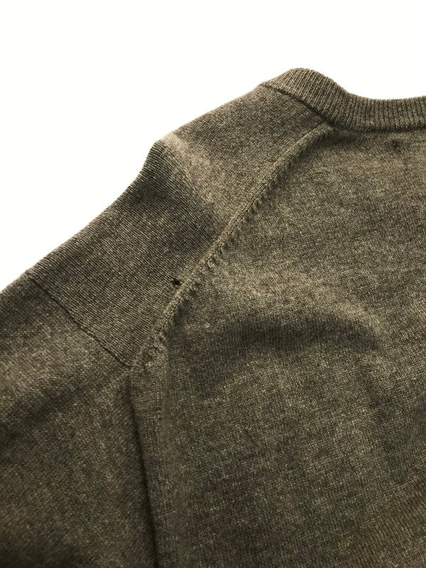 【現状渡し品】【メンズ】 COMME des GARCONS HOMME コムデギャルソンオム PULLOVER KNIT HN-040110 ウール混 プルオーバーニット セーター 140-250304-hi-01-tag サイズ：F カラー：ブラウン 万代Net店