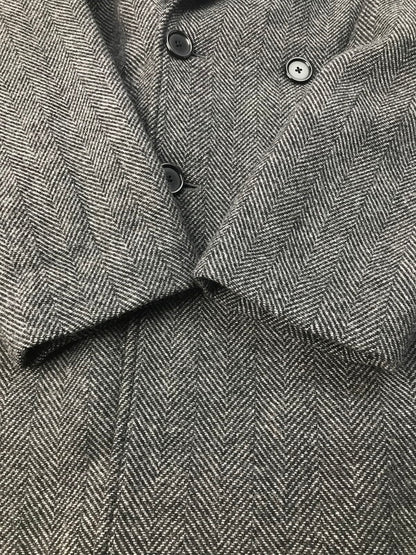 【中古品】【メンズ】 SHAWL COLLAR COAT HERRINGBONE M19C-05CO01C ショールカラーコート ヘリンボーン アウター 140-250226-hi-28-tag サイズ：2 カラー：ブラック/グレー 万代Net店