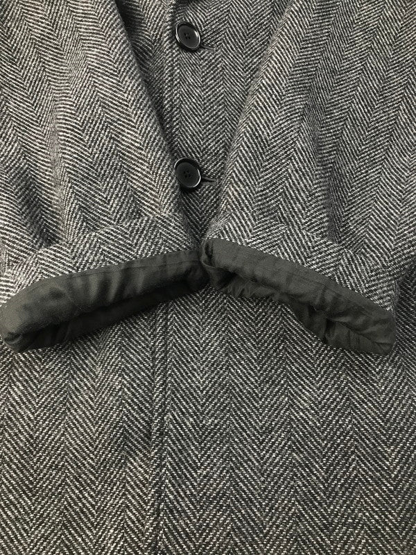 【中古品】【メンズ】 SHAWL COLLAR COAT HERRINGBONE M19C-05CO01C ショールカラーコート ヘリンボーン アウター 140-250226-hi-28-tag サイズ：2 カラー：ブラック/グレー 万代Net店