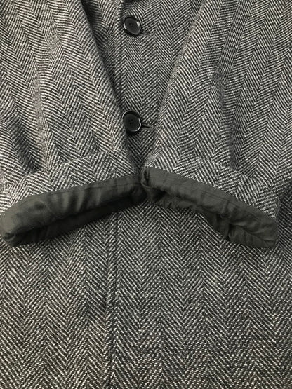 【中古品】【メンズ】 SHAWL COLLAR COAT HERRINGBONE M19C-05CO01C ショールカラーコート ヘリンボーン アウター 140-250226-hi-28-tag サイズ：2 カラー：ブラック/グレー 万代Net店