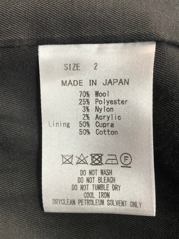 【中古品】【メンズ】 SHAWL COLLAR COAT HERRINGBONE M19C-05CO01C ショールカラーコート ヘリンボーン アウター 140-250226-hi-28-tag サイズ：2 カラー：ブラック/グレー 万代Net店