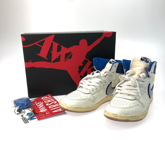 【中古品】【メンズ】 NIKE ナイキ AIR SHIP PE SP FN8675-104 ジョーダン エア シップ PE スペシャル スニーカー 靴 160-250226-yk-32-tag サイズ：27.5cm/US9.5 カラー："AWAKE"SAIL/BLACK-GAME ROYAL 万代Net店