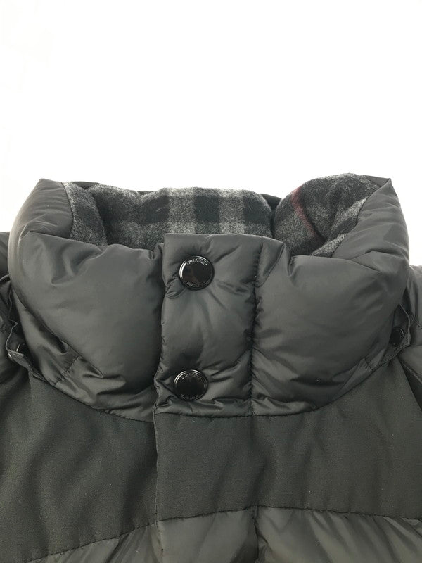 【中古品】【メンズ】 BURBERRY バーバリー 2WAY DOWN JACKET 8043844 ダウンジャケット ダウンベスト アウター 141-250228-hi-24-tag サイズ：M カラー：ブラック 万代Net店