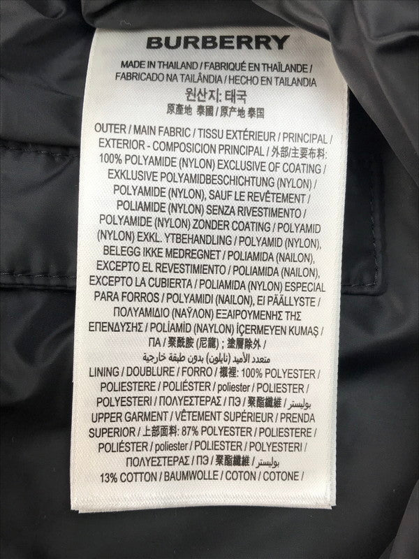 【中古品】【メンズ】 BURBERRY バーバリー 2WAY DOWN JACKET 8043844 ダウンジャケット ダウンベスト アウター 141-250228-hi-24-tag サイズ：M カラー：ブラック 万代Net店